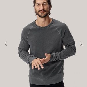 french terry raglan sweatshirt